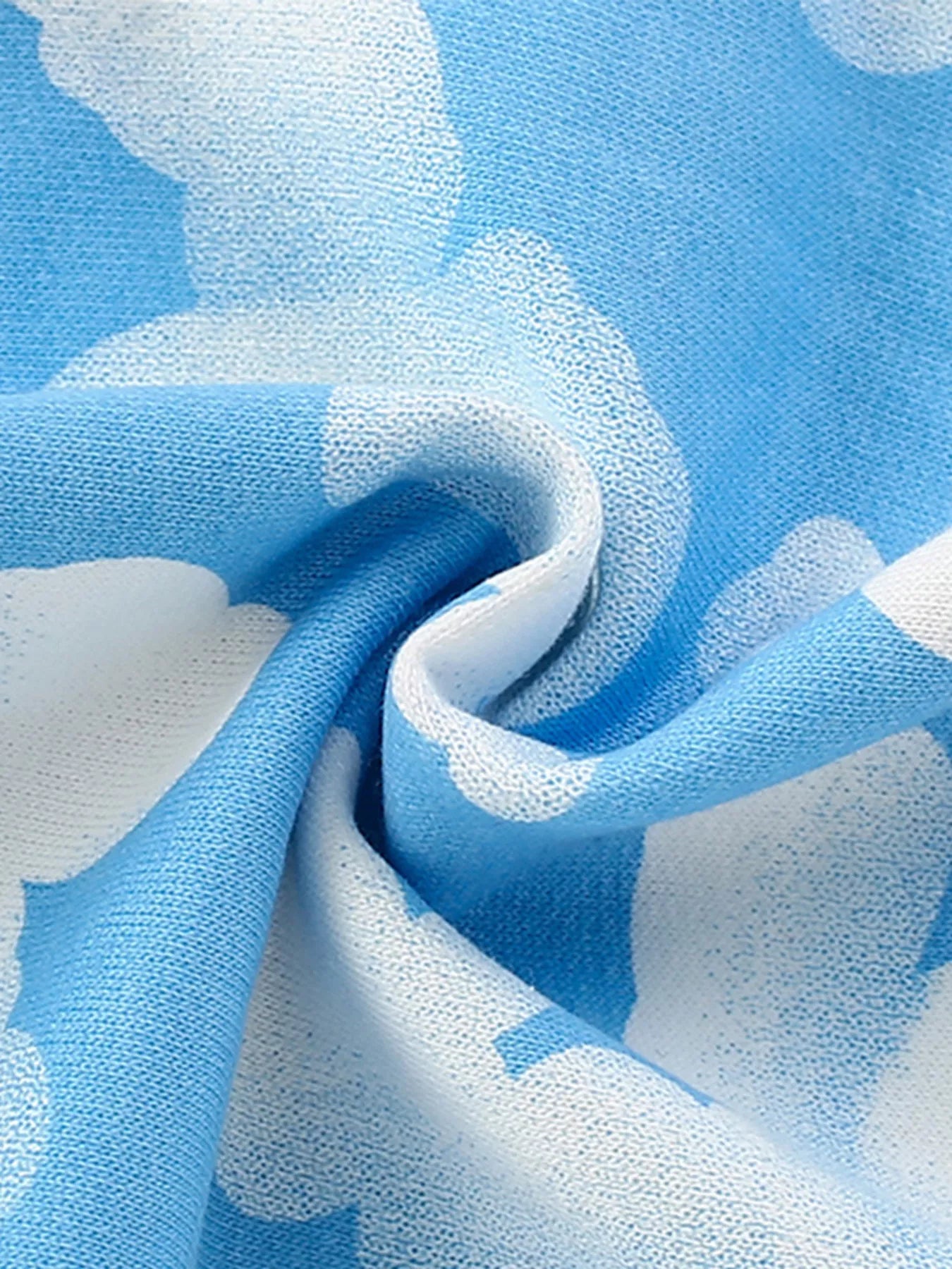 Children's Cloud Print Crew Neck Sweatshirt