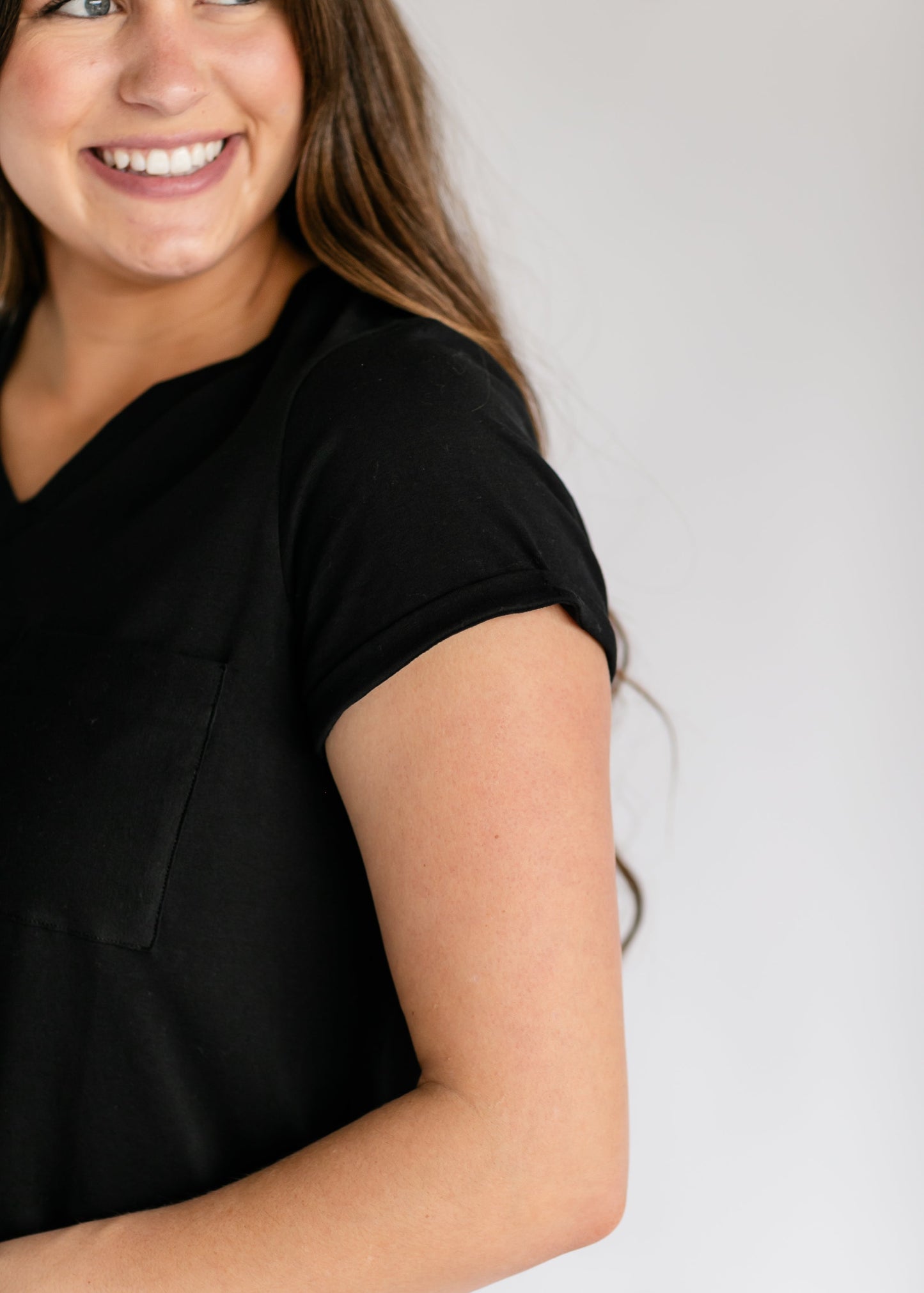 Finley V-neck T-shirt Dress