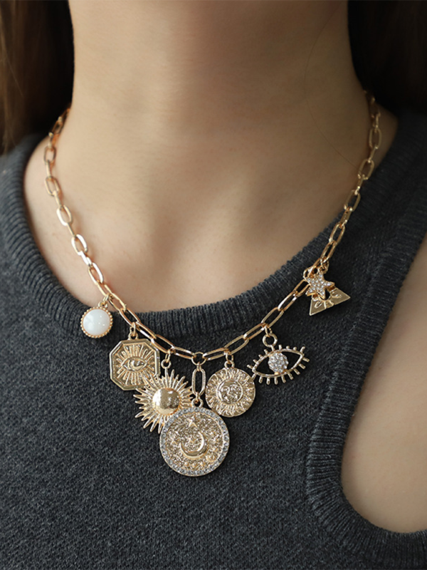 Modern Starry Sky Magic Necklace Bracelet Earrings Pattern1 FREESIZE