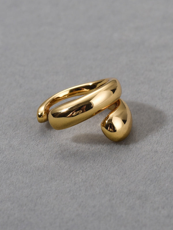 Modern double layer ear bone clip without piercing simple ear clip