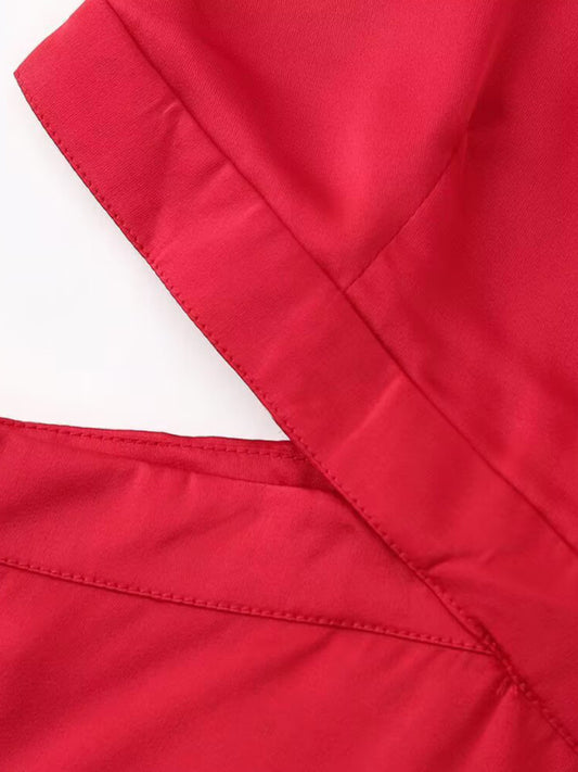 Hollow Strap Holiday Party Sexy Dress