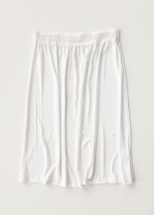 Women's Half Slip White