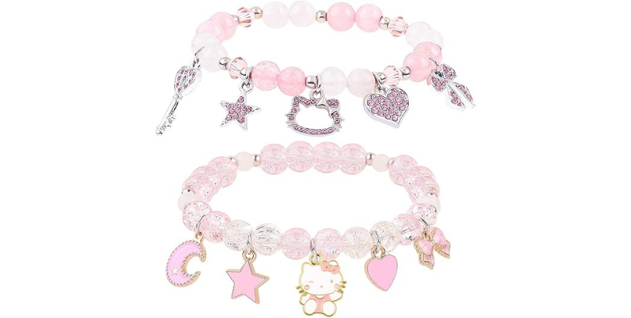 Adorable Charm Meets Friendship: YUZHEJIE Cute Kitty Bracelet Set