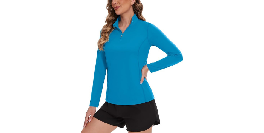 Stay Cool & Protected with TACVASEN Women’s UV Protection Quarter-Zip Pullover