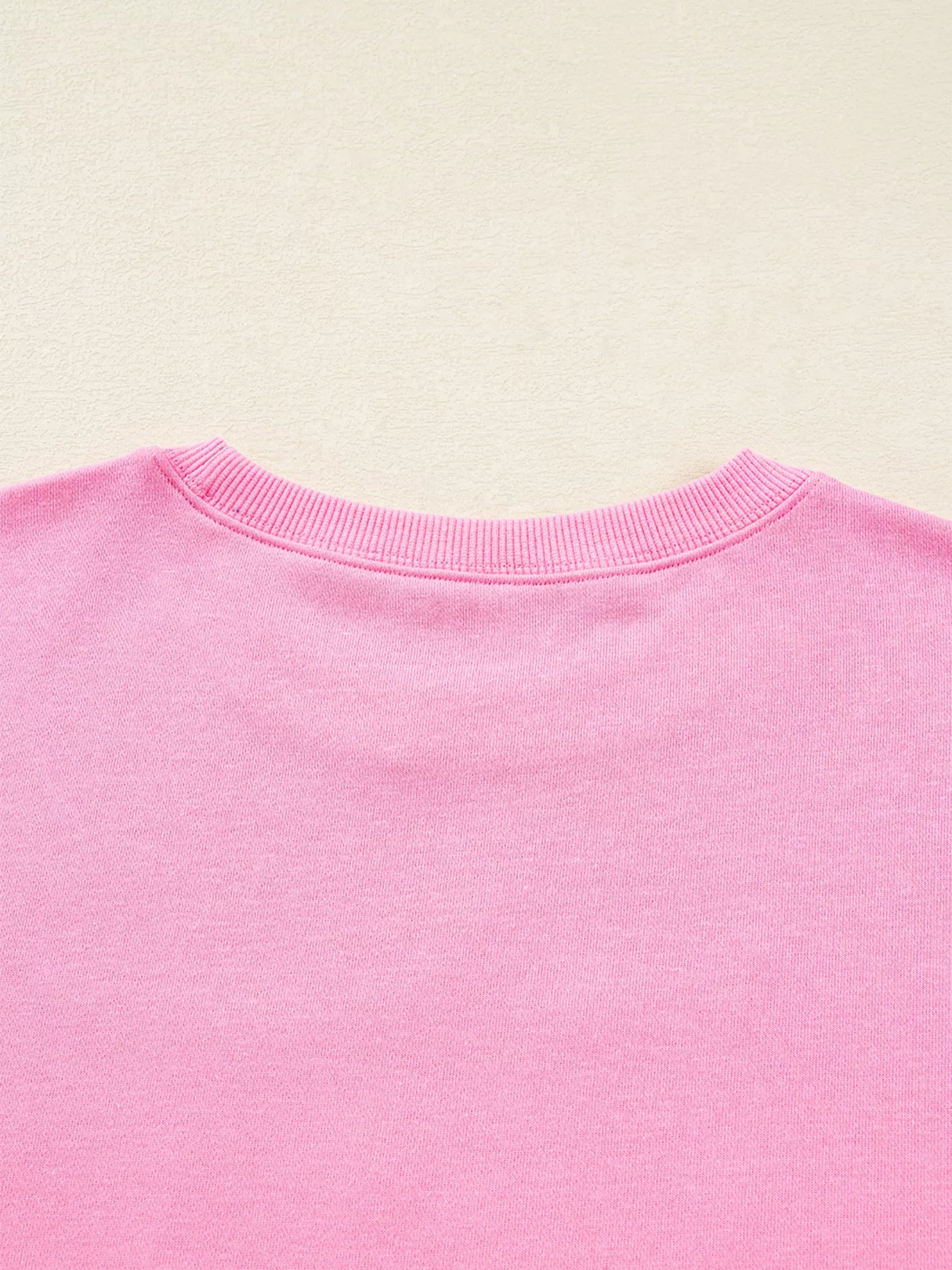 USA Map Patched Long Sleeve Sweatshirt