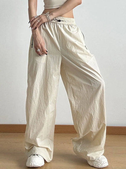 Wide Leg Drawstring Pants