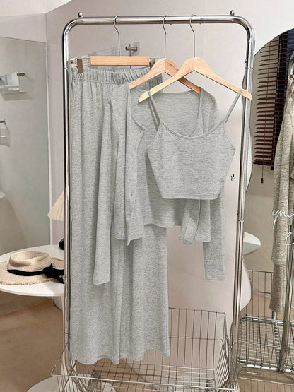 Cami & Shorts and Cardigan Set