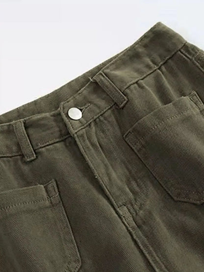 Full Size Wide Leg Pants with Pockets Plus Size