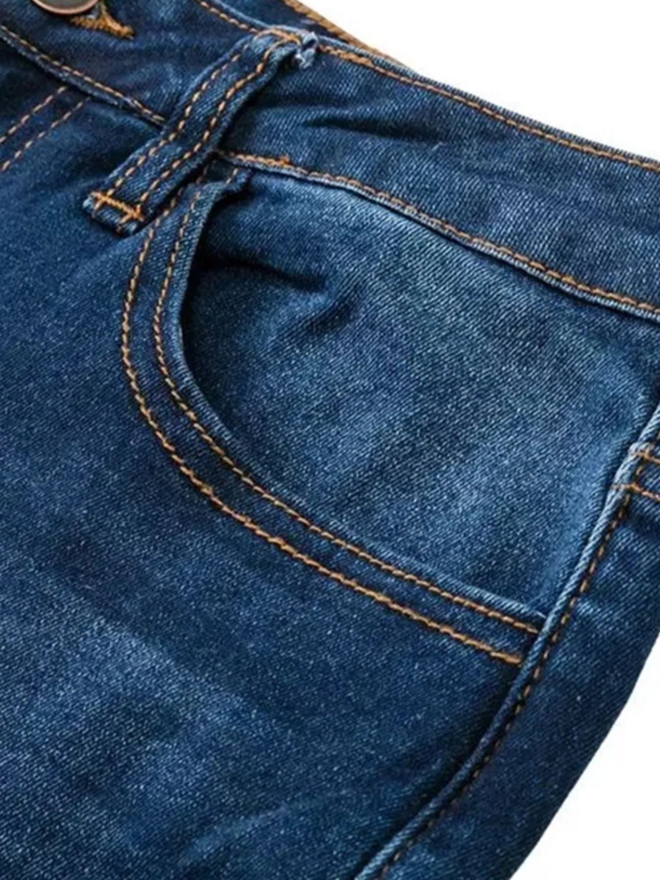 Full Size Distressed Raw Hem Flare Jeans Plus Size