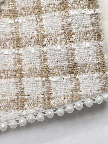 Plaid Button-Front Long Sleeve Outerwear