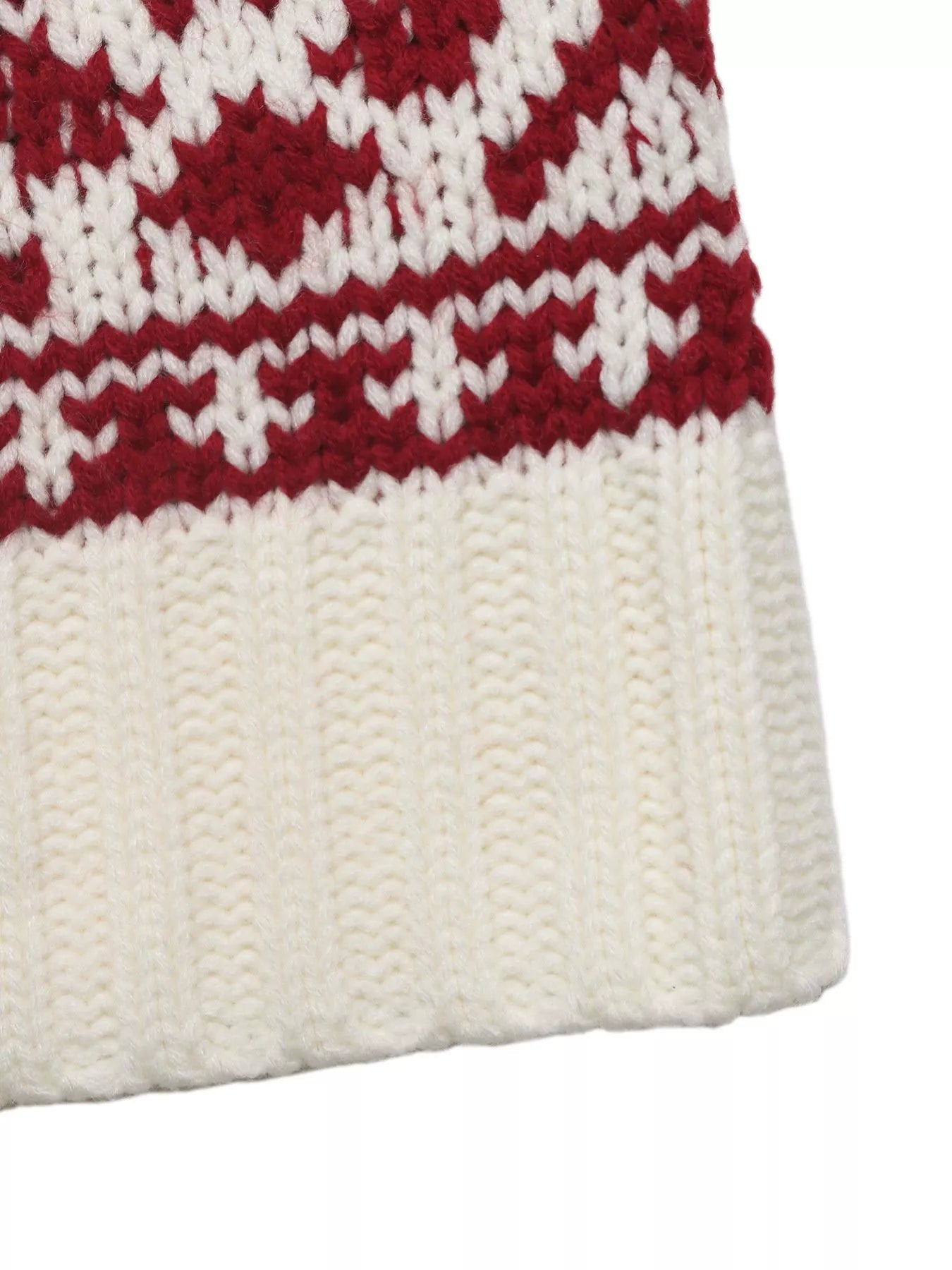 Christmas Cable Knit Long Sleeve Sweater