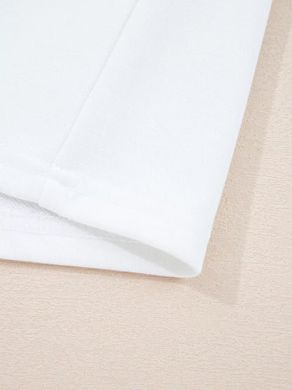 HOLLY JOLLY Embroidered Round Neck Sweatshirt