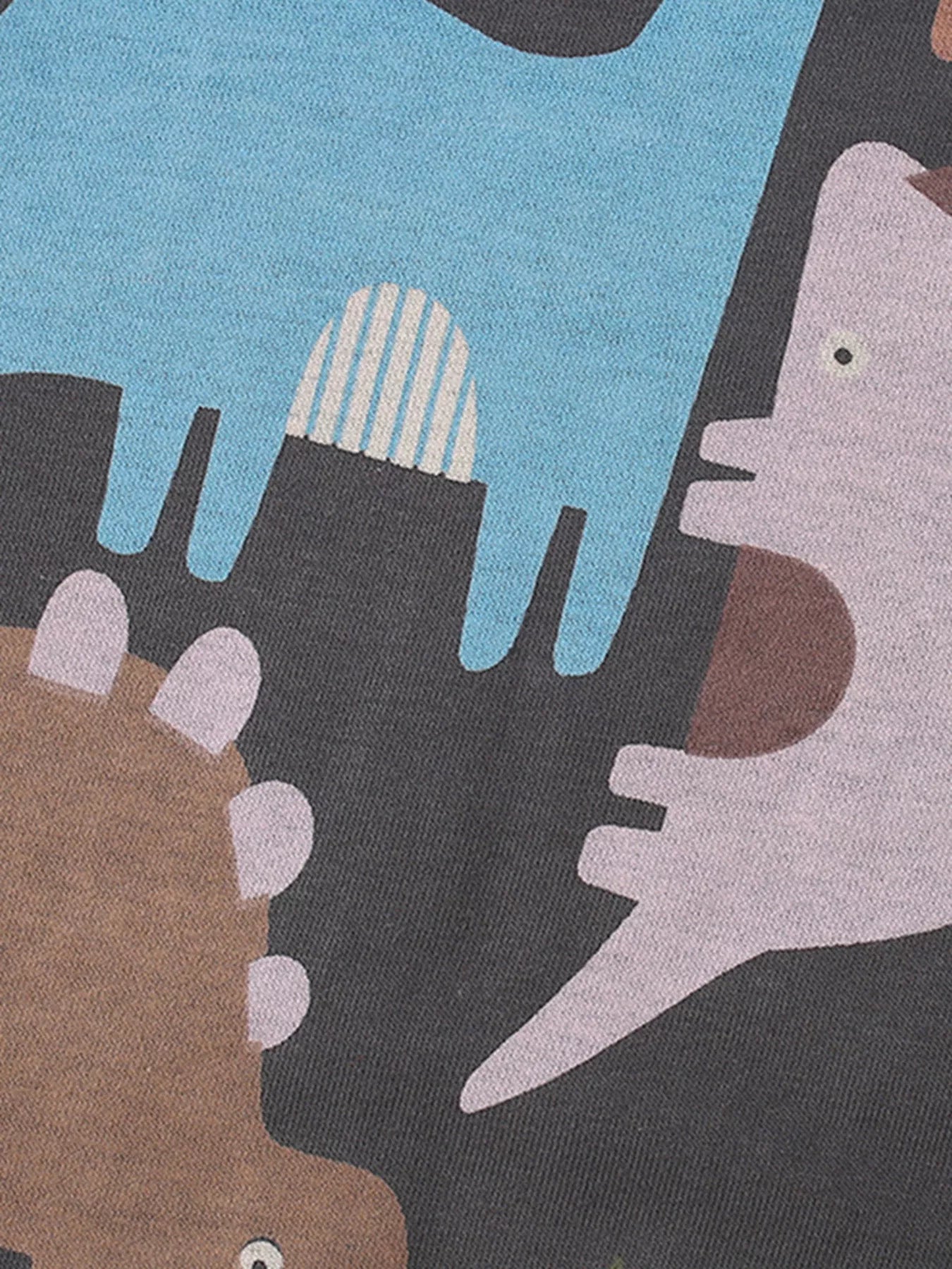 Children's Dinosaur Print Crew Neck Sweatshirt