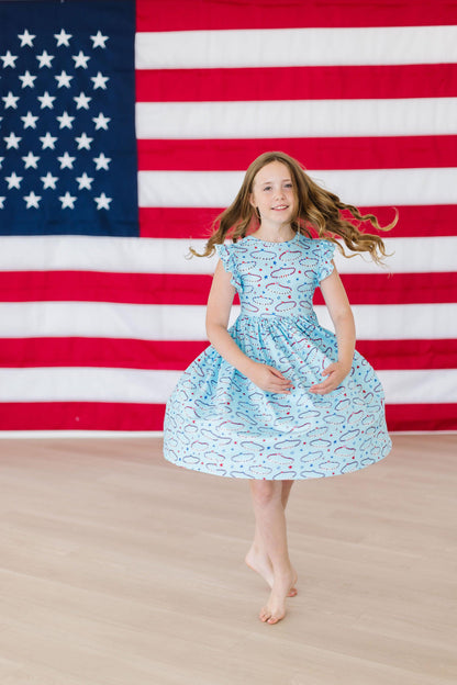 SALE Miss Americana (Mila's Version) Flutter Sleeve Twirl Dress