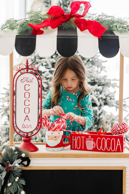 Christmas Candy 3/4 Sleeve Pocket Twirl Dress