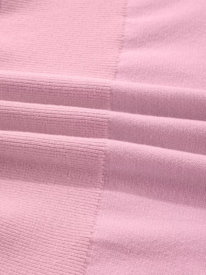 Sequined HOLLY JOLLY Color Block Crew Neck Sweater