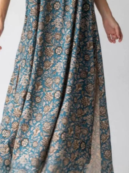 Full Size Square Neck Cami Dress with Side Slit Plus Size