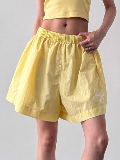 Elastic Waist Shorts