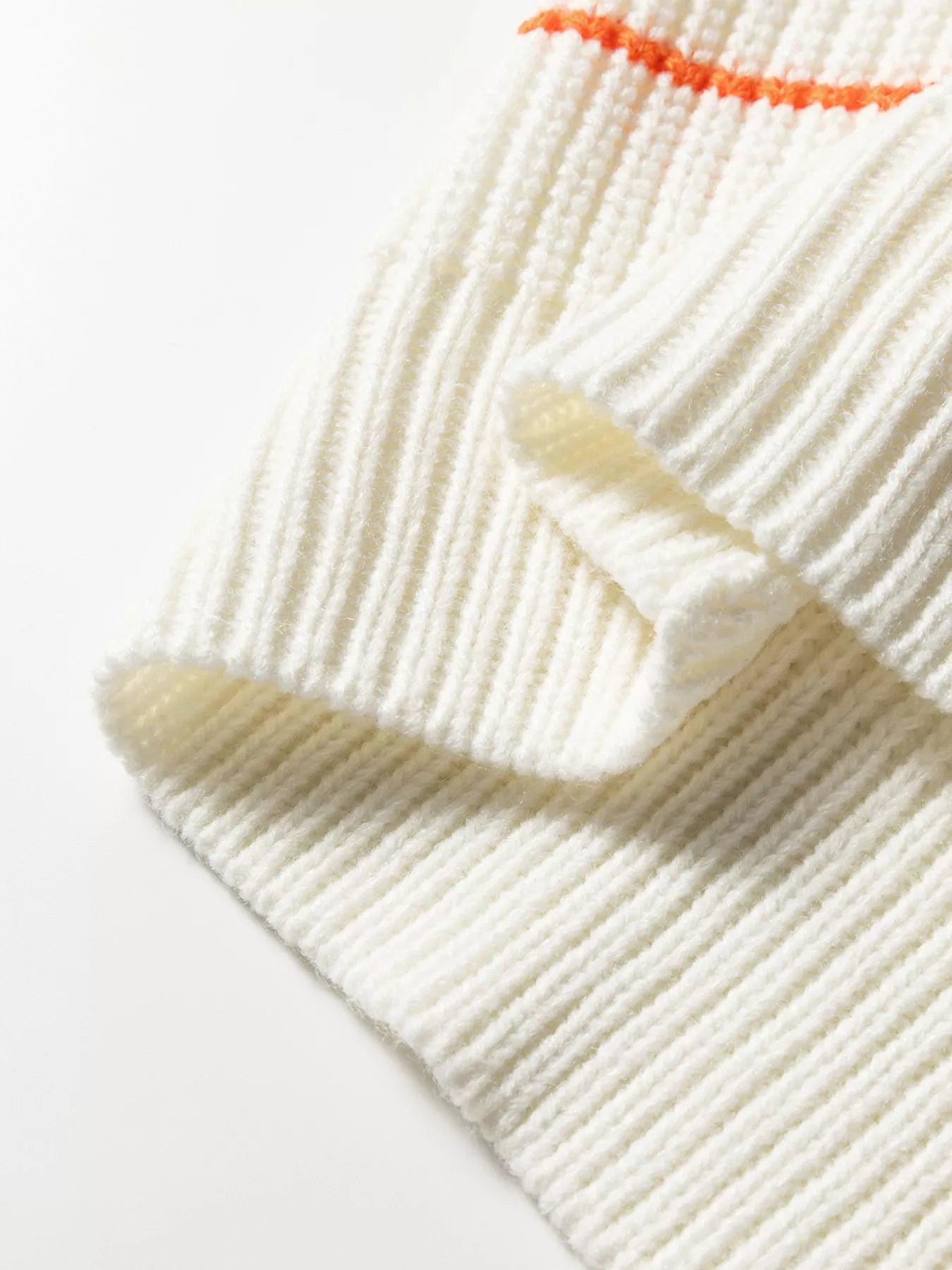 Colorful Striped Detail V Neck Drop Shoulder Baggy Sweater