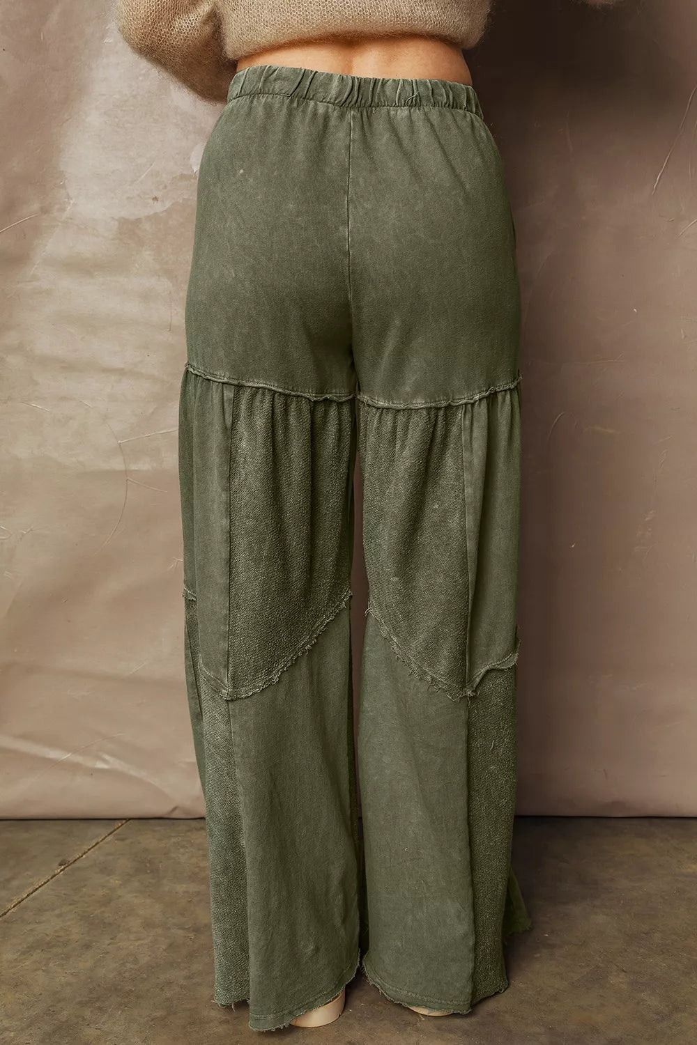 Tiered Wide Leg Pants