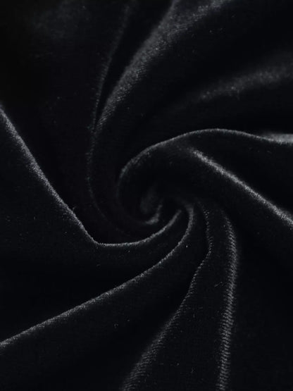 Pleated Hem Sweetheart Neckline Long Sleeve Mini Dress