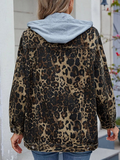 Button Up Long Sleeve Denim Jacket