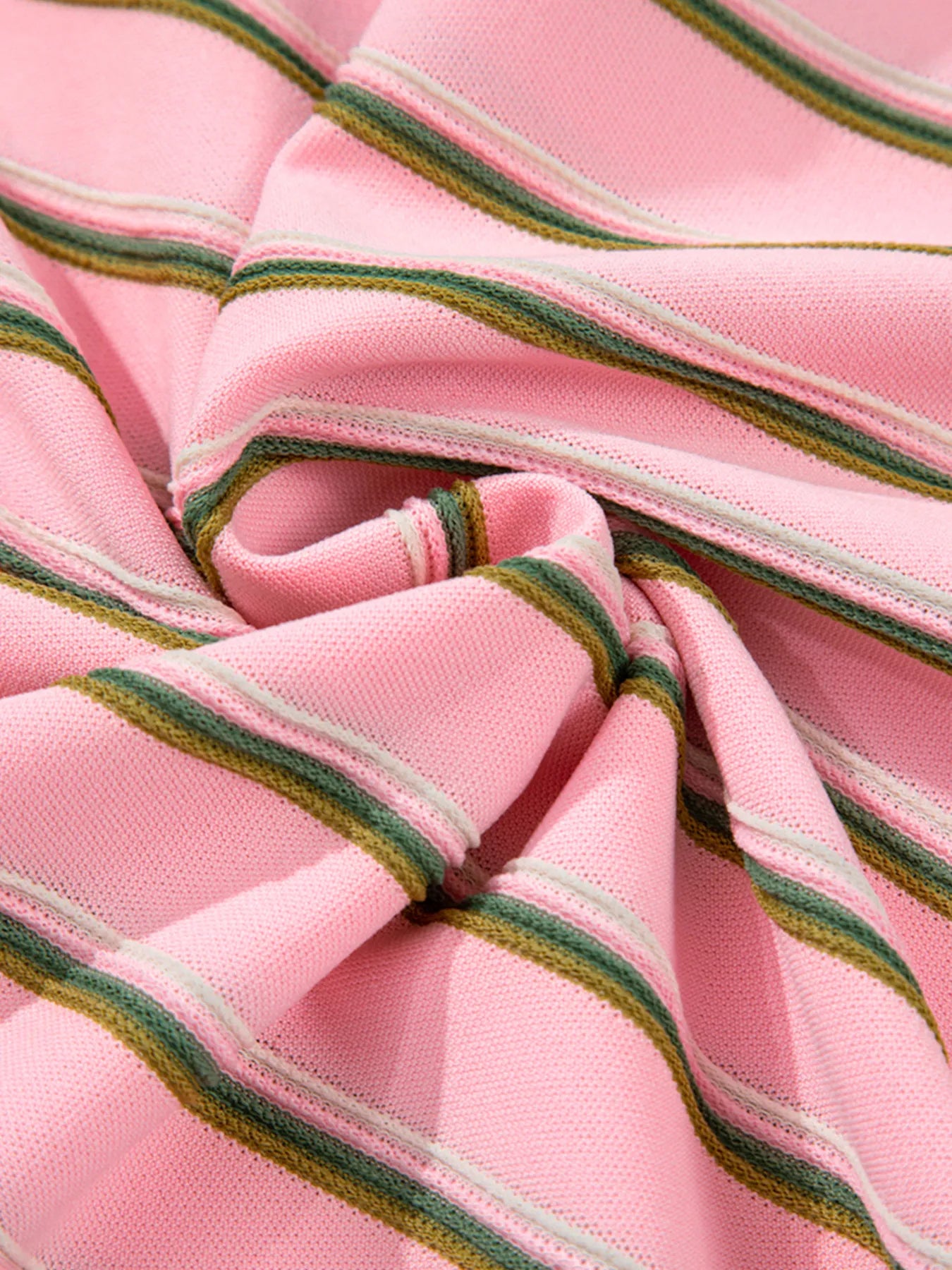 Striped Casual V-Neck T-Shirt