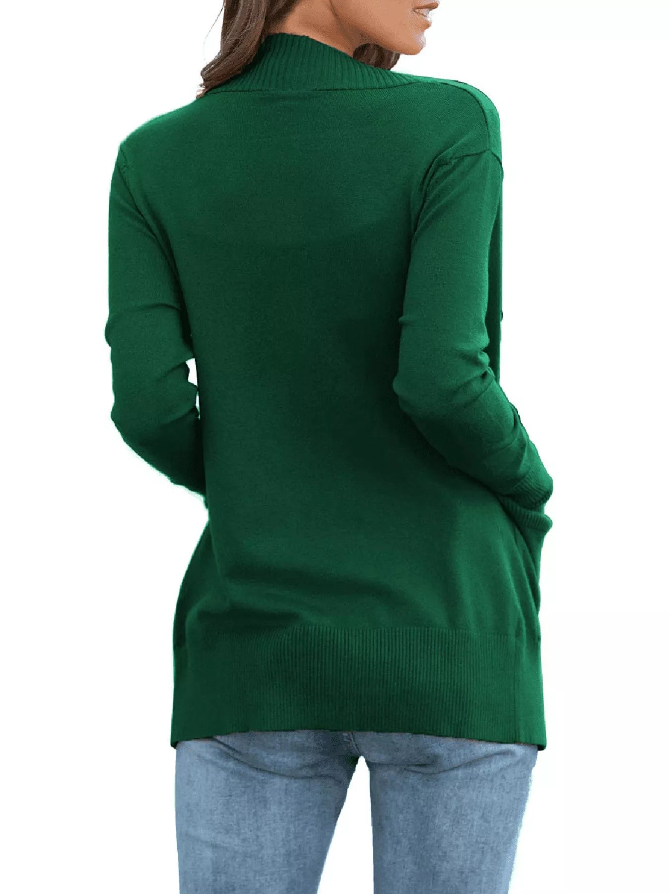 Open Front Knit Cardigan