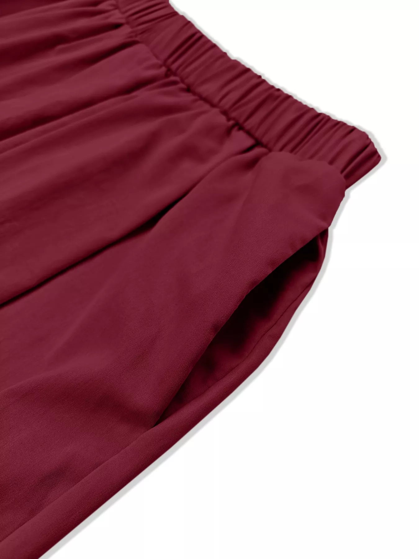 Wide Leg Pleated Detail Pants