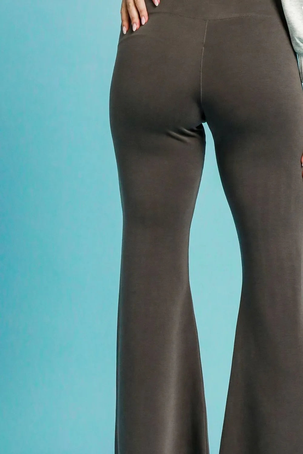 Umgee High-Waisted Flare Leggings