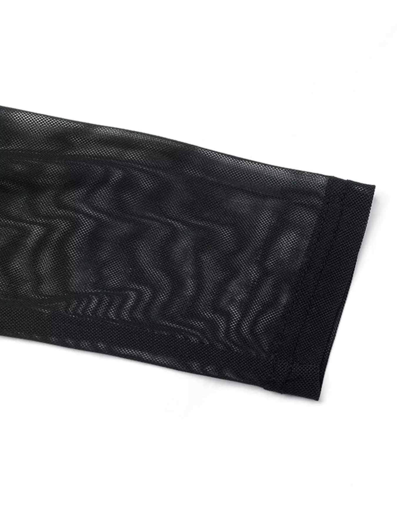 Flower Off-Shoulder Mesh Bodysuit