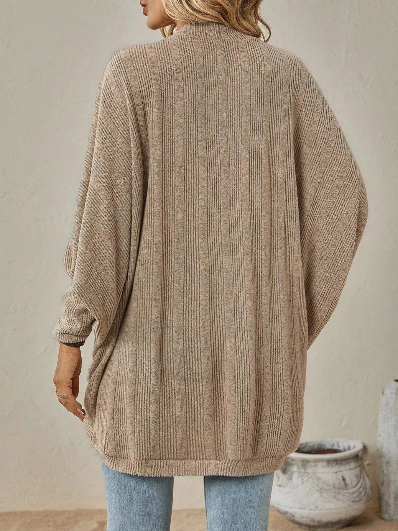 Open Front Cocoon Cardigan