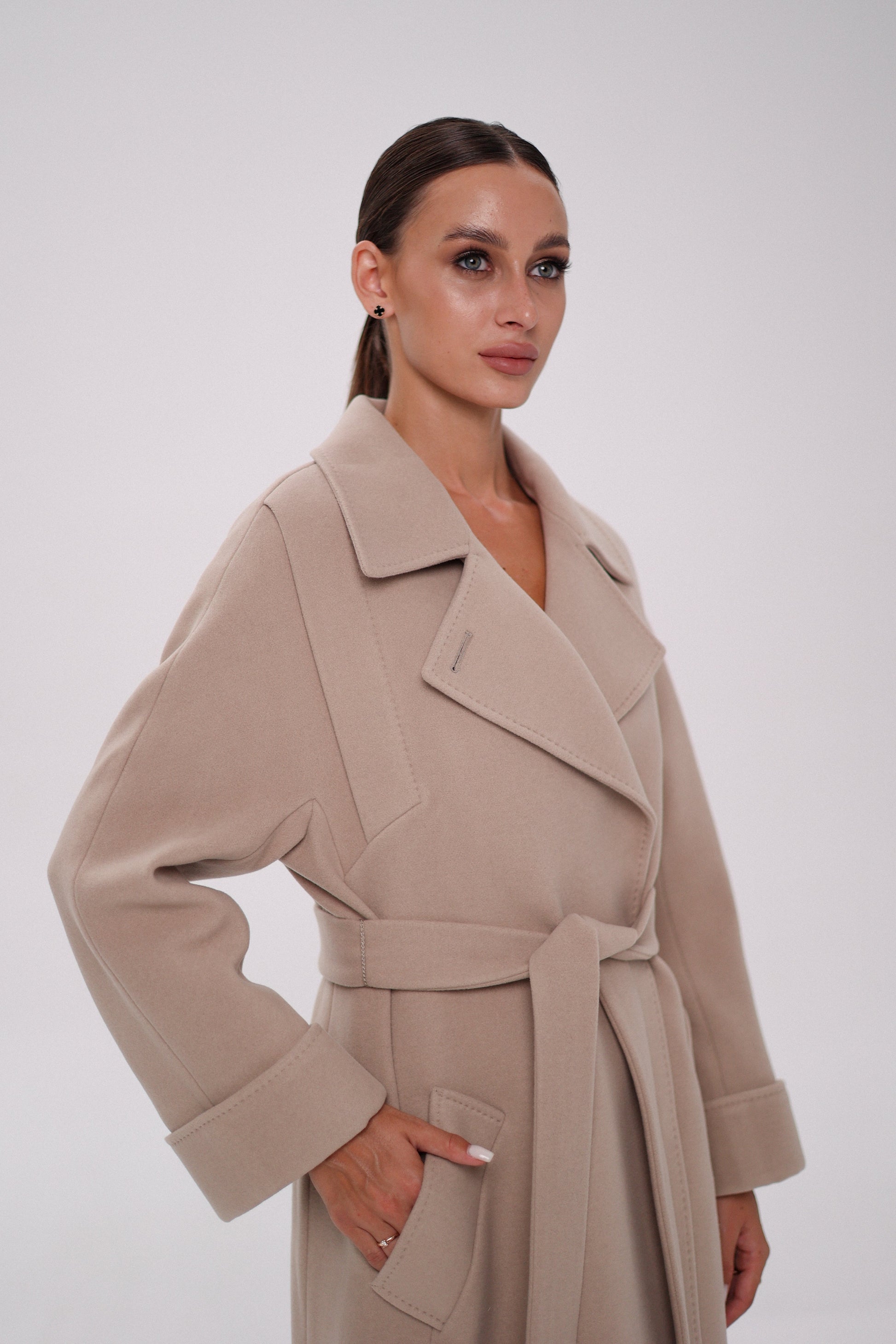 Florence Classic Cashmere Wool Blend Overcoat