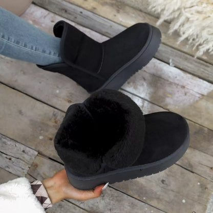 Round Toe Platform Boots