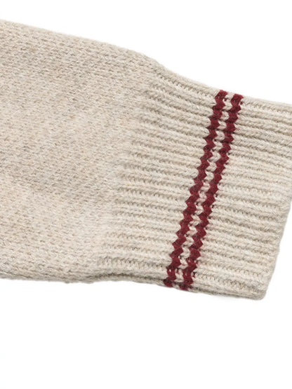 Zip-Up Contrast Trim Cardigan