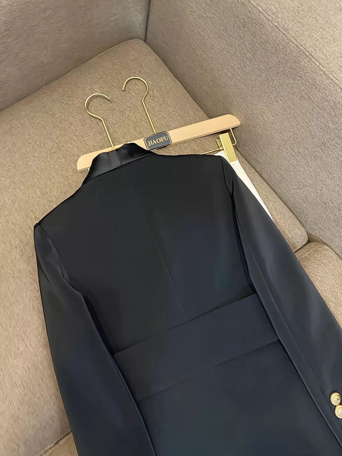 Double-Breasted Slim Fit Blazer