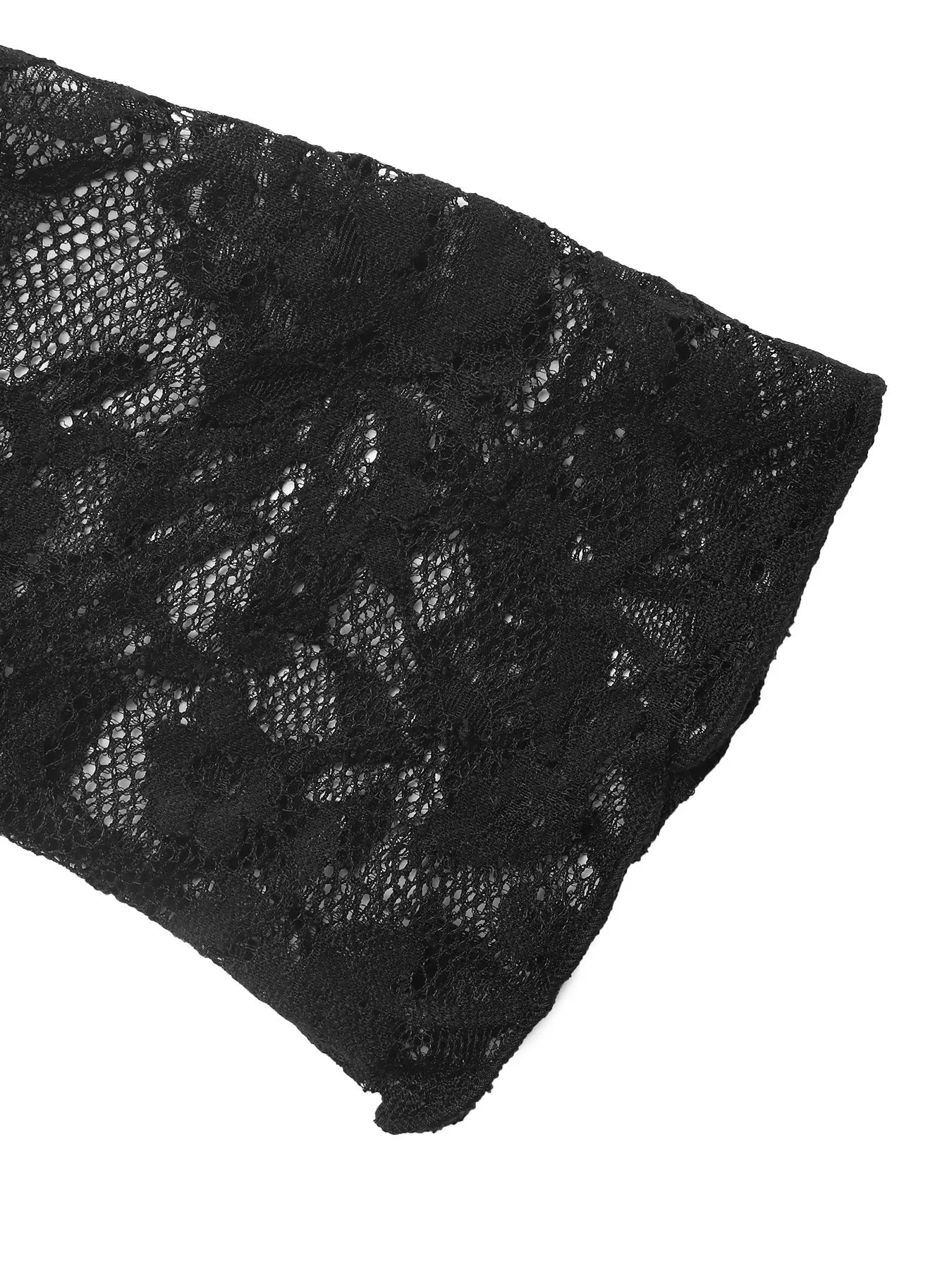 Lace V-Neck Long Sleeve T-Shirt