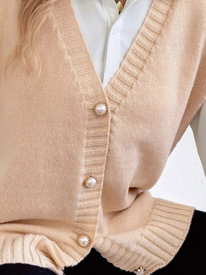 Button-Down Button Up Sweater Vest