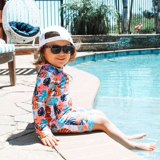 RASH GUARD- Monstera