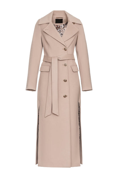 Delorme Wool Cashmere Coat Beige