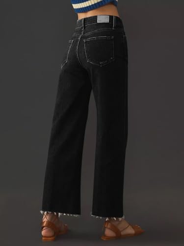 Celine Jeans - Jeans for Women Wide Leg Baggy High Waist Boyfriends Straight Leg Stretchy Denim Pants Trendy Fall 2024