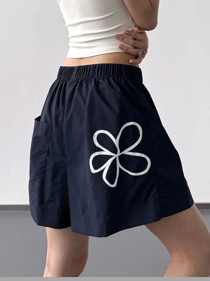 Elastic Waist Shorts