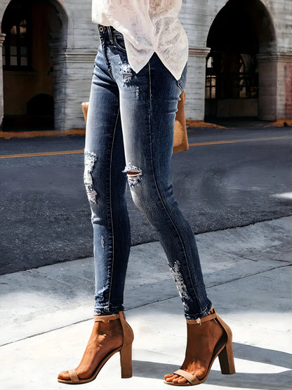 Distressed Skinny Jeans