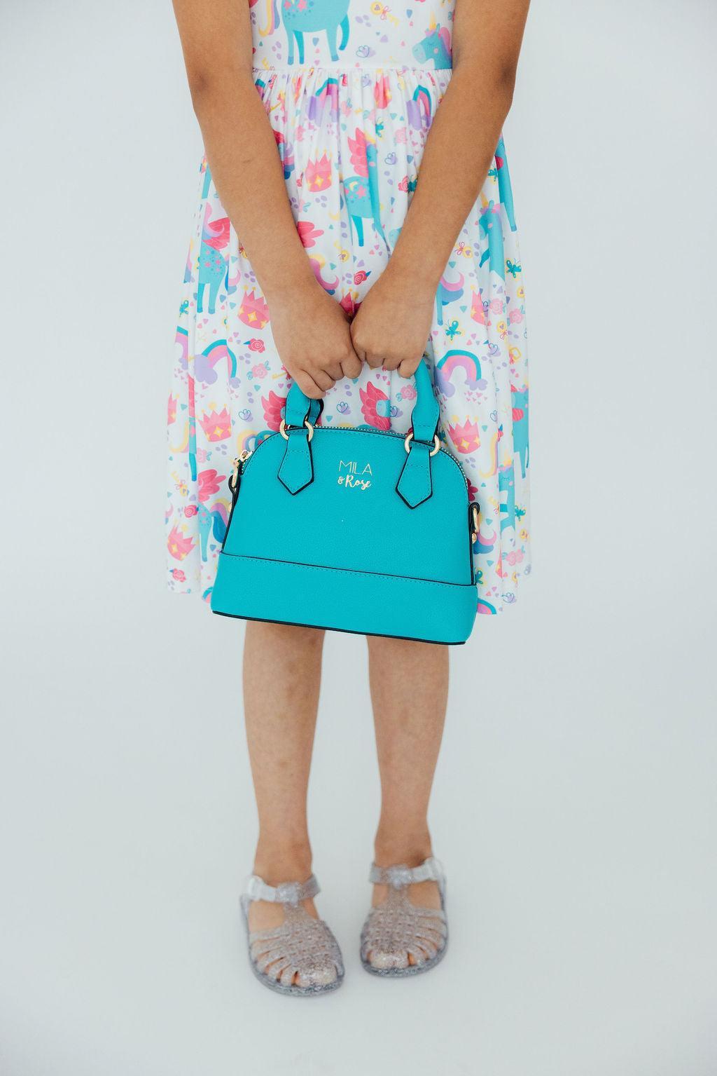 Caribbean Blue Girl's Crossbody Purse