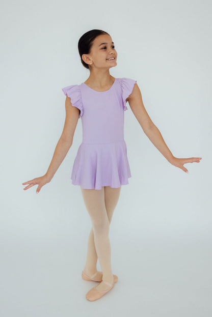 Lavender S/S Twirl Leotard