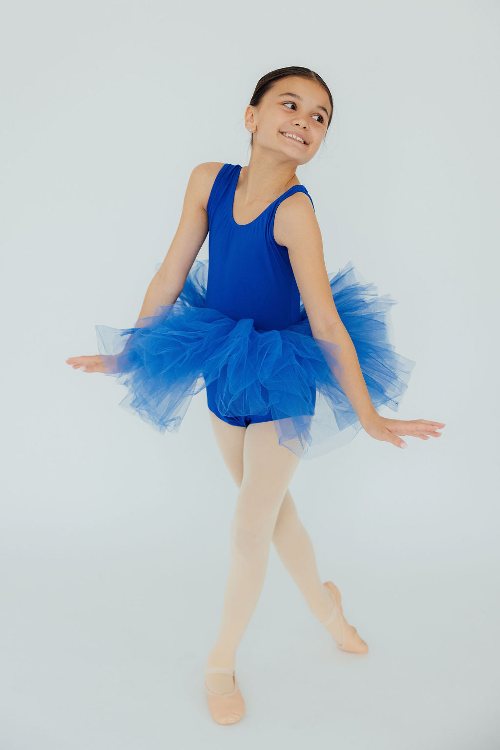 Royal Blue Tank Tutu Leotard