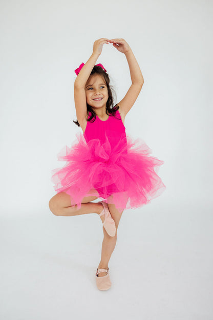 Hot Pink Tank Tutu Leotard