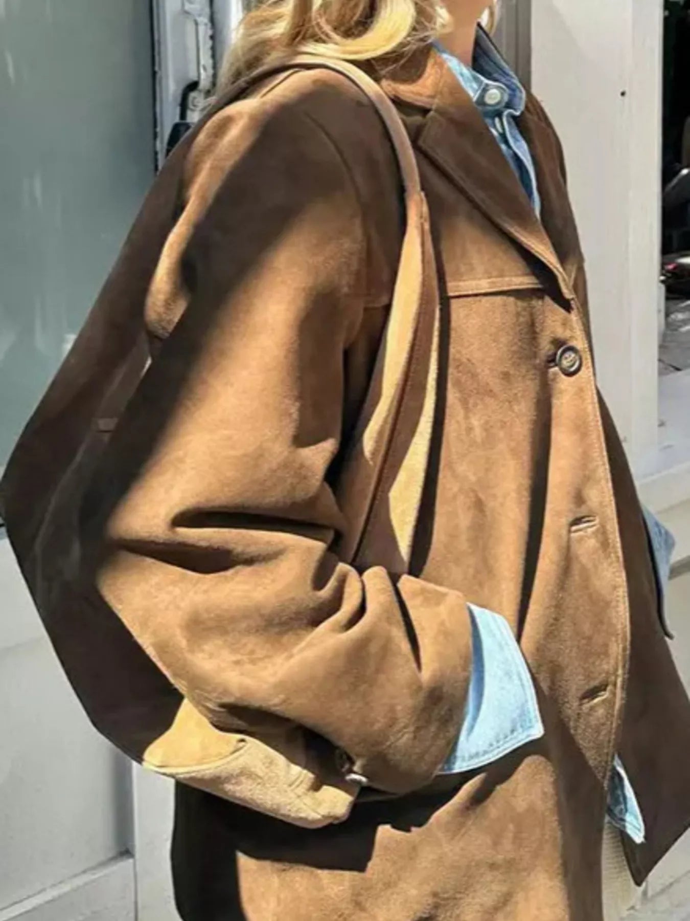 Button Up Long Sleeve Outerwear