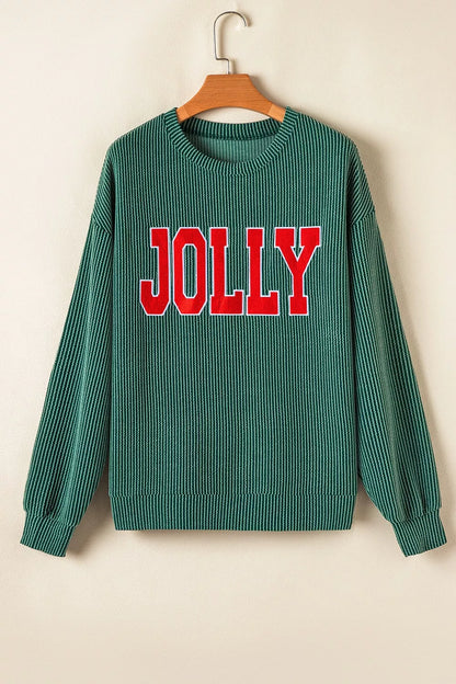 Jolly Christmas Top and Drawstring Pants Set