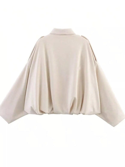 Zip Up Oversized Jacket